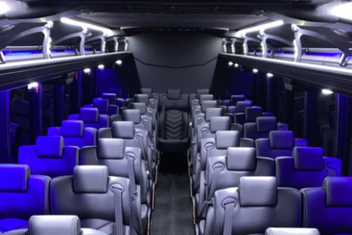 Round Rock Charter Bus Interior