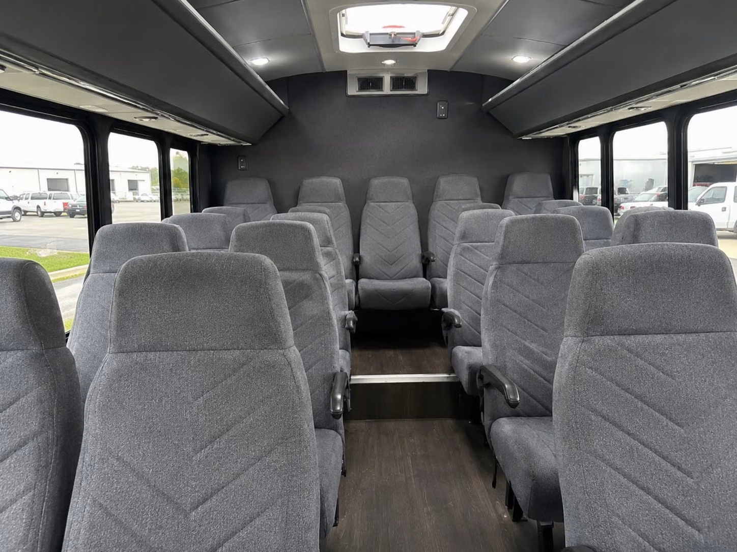15 passenger minibus interior