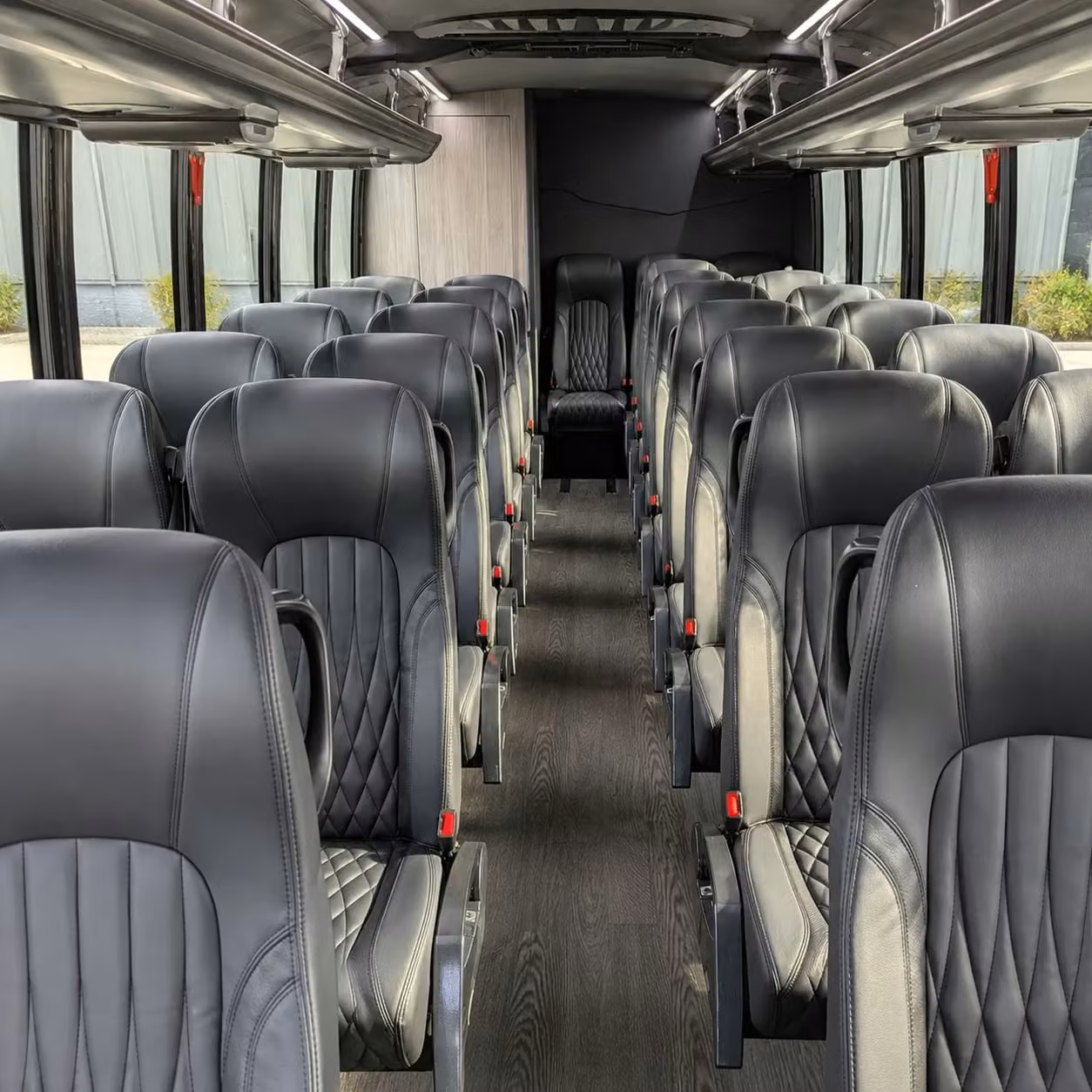 28 passenger minibus inside