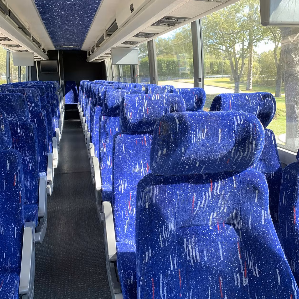 round rock charter bus interior gallery