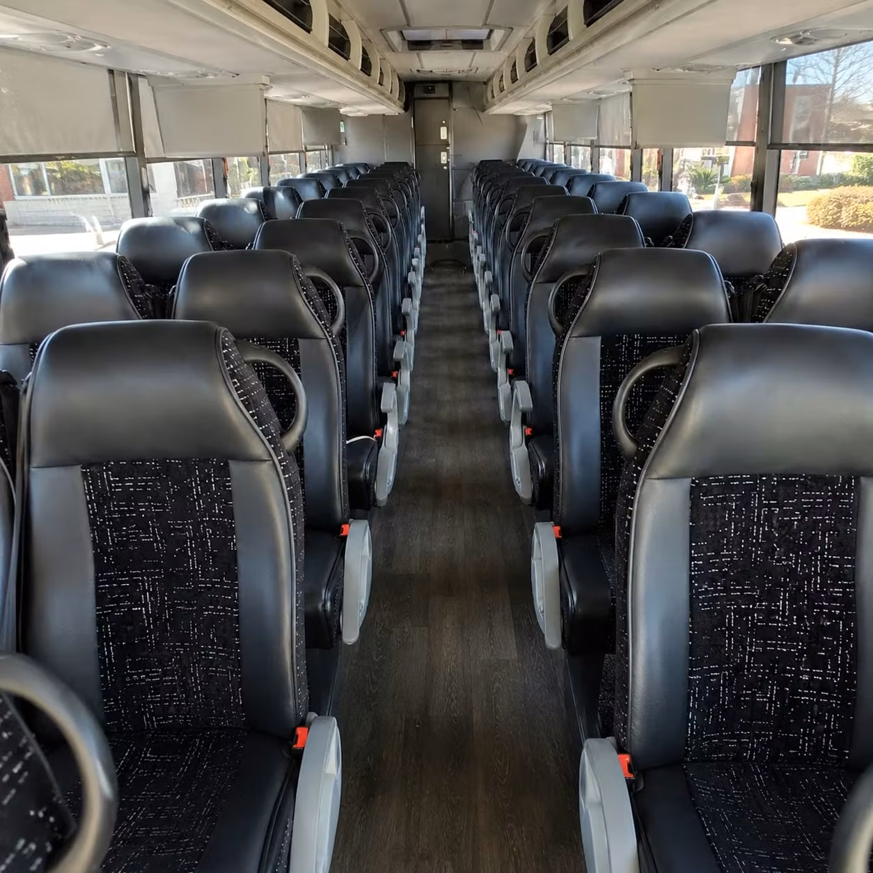 round rock charter bus rental inside