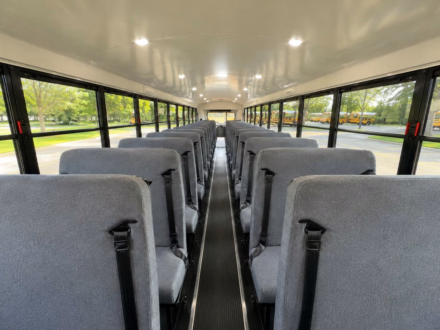 school bus interior