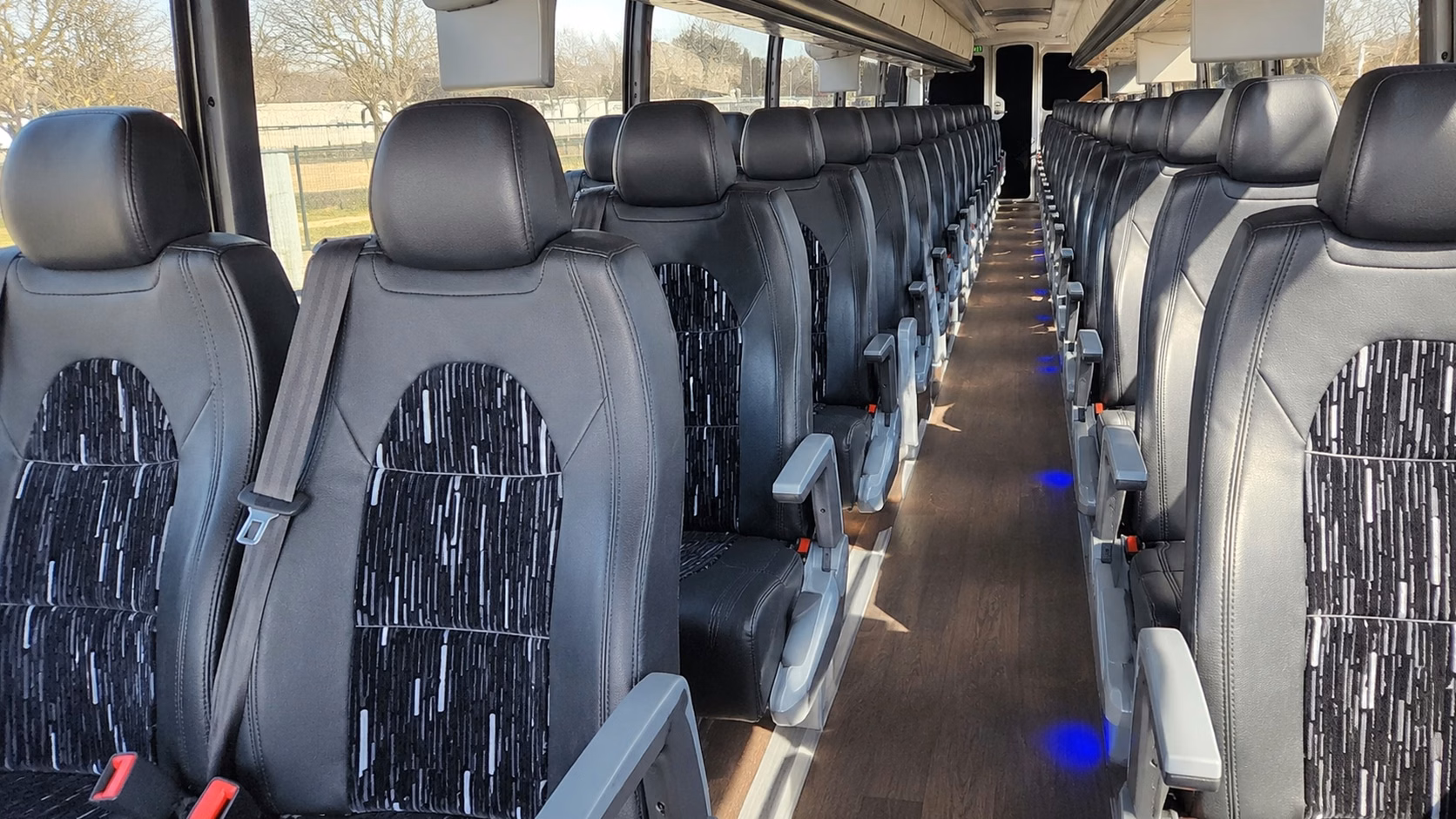use a charter bus to connect your round rock ceremony and reception venues